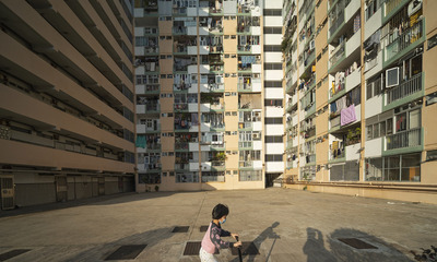 1st Runner-up (“Story-telling photos” category): “Basecamp of Happiness”.  Winner: Chow Ho-sum.